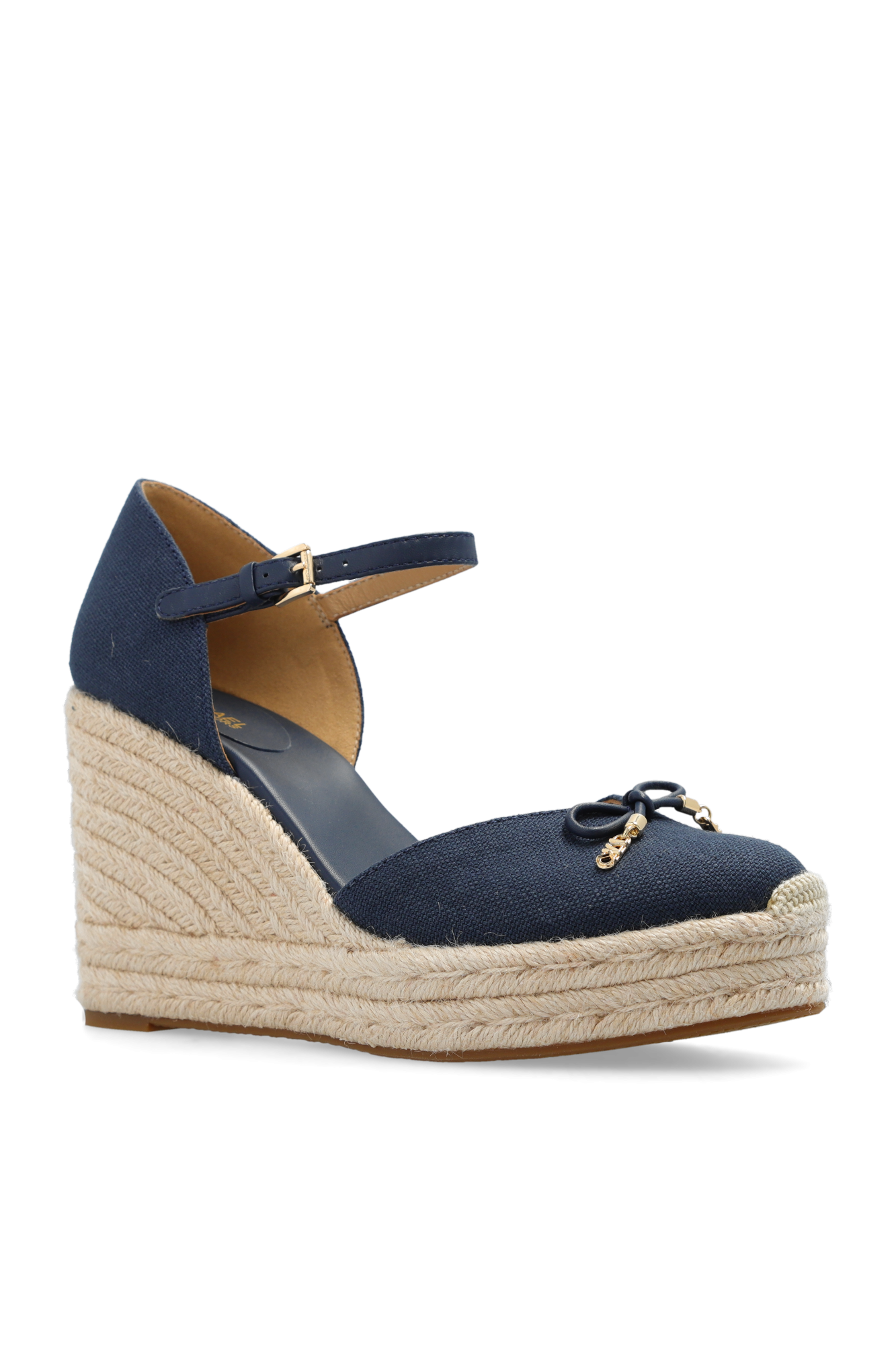 Michael kors navy blue on sale wedges